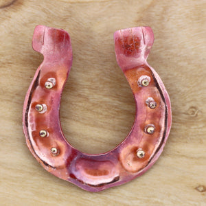 Copper Horseshoe Pendant