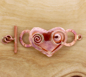 Art Deco Heart Toggle