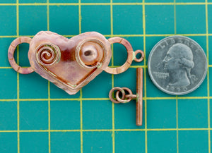 Art Deco Heart Toggle
