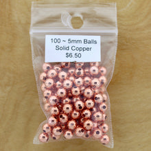 5mm Genuine Copper Hollow Ball Bead