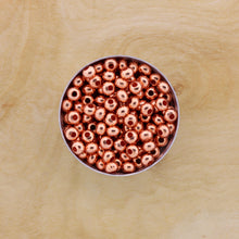 5mm Genuine Copper Rondelle Hollow Bead