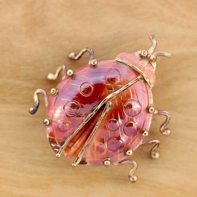 Regaliz 10 mm Slider Big Copper Lady Bug