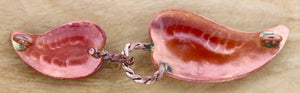 Elegant Leaf Hook and Eye Closure