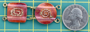 Square and Disk Hook and Eye Closure